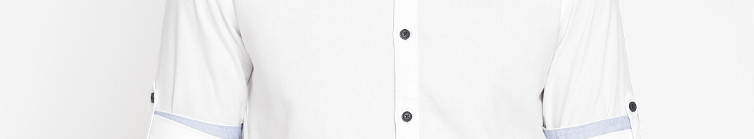 Buy Ecko Unltd Men White Slim Fit Solid Casual Shirt - Shirts for Men ...