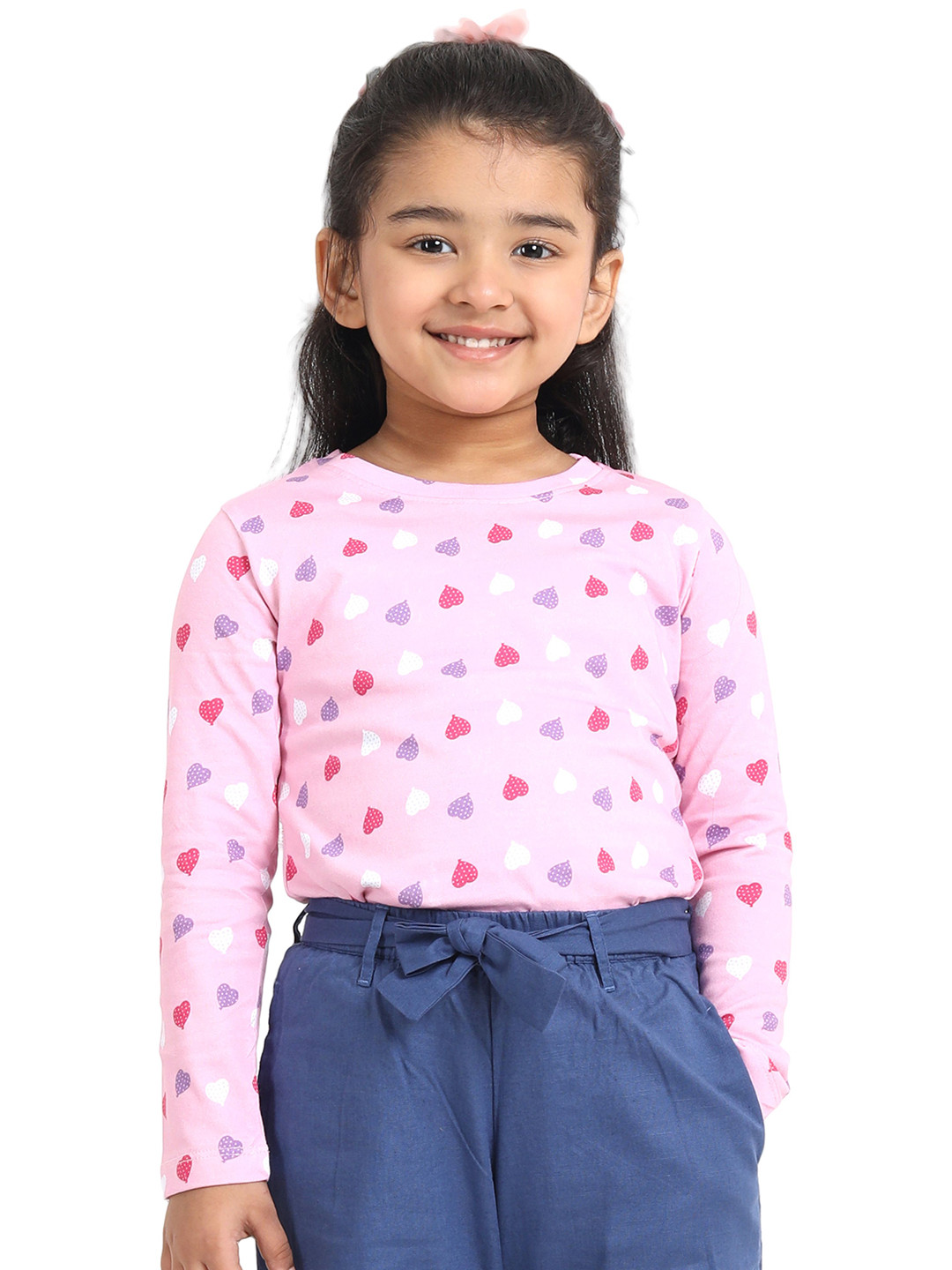 Girls Conversational Printed Pullover Sweatshirt