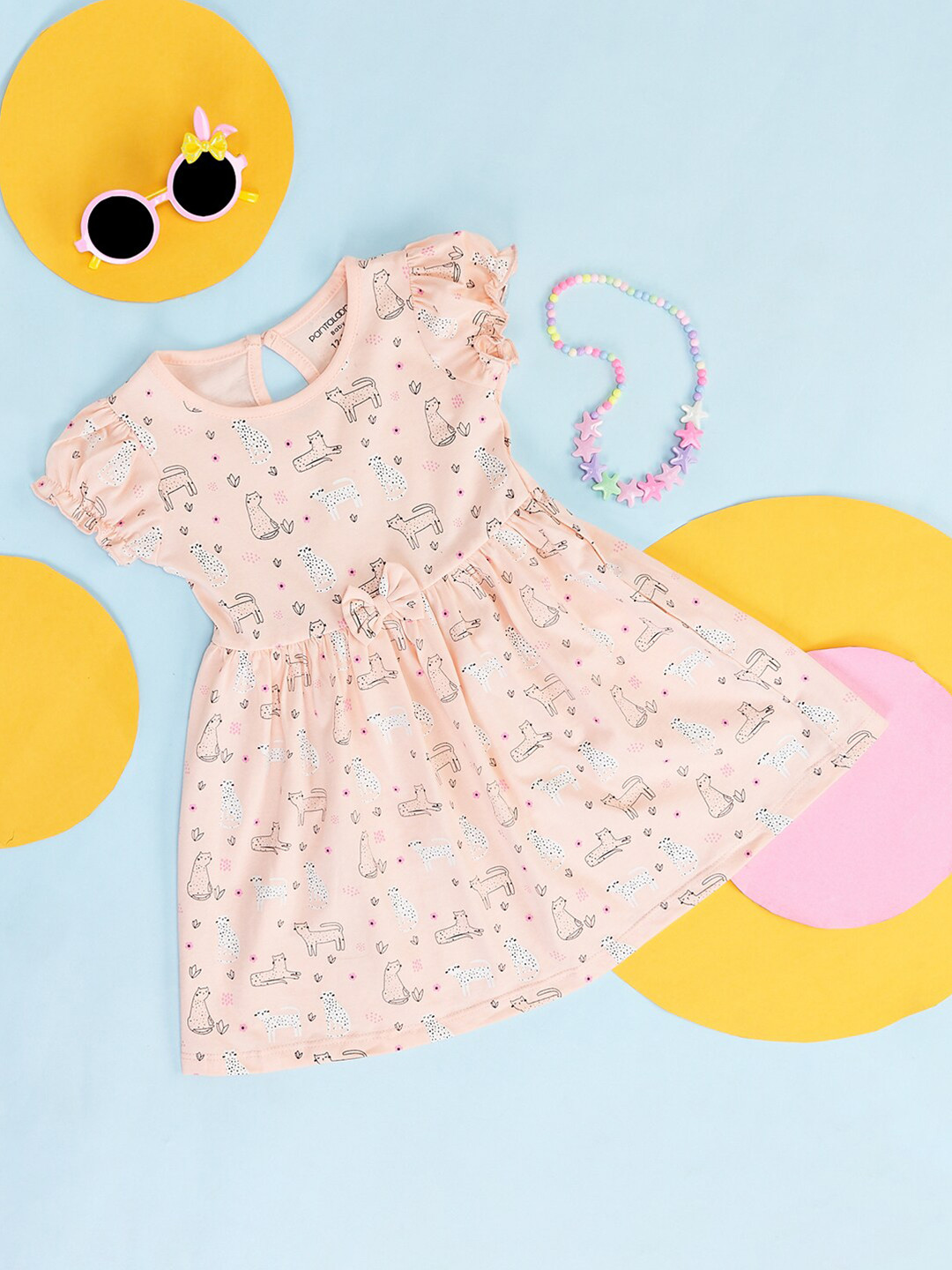 Buy Pantaloons Baby Infants Cotton Conversational Printed Fit & Flare