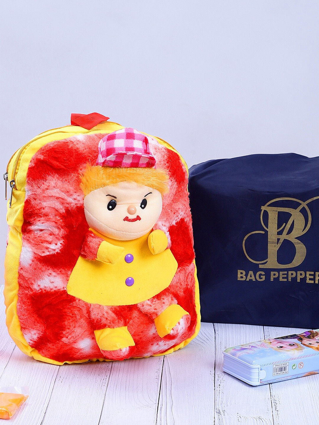 Buy Bag Pepper Kids Fur Soft Toy Backpack Backpacks for Unisex Kids