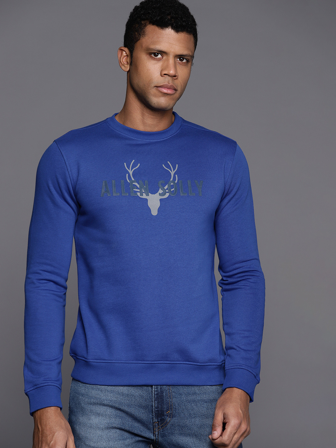 Buy Allen Solly Brand Logo Embossed Sweatshirt Sweatshirts for Men