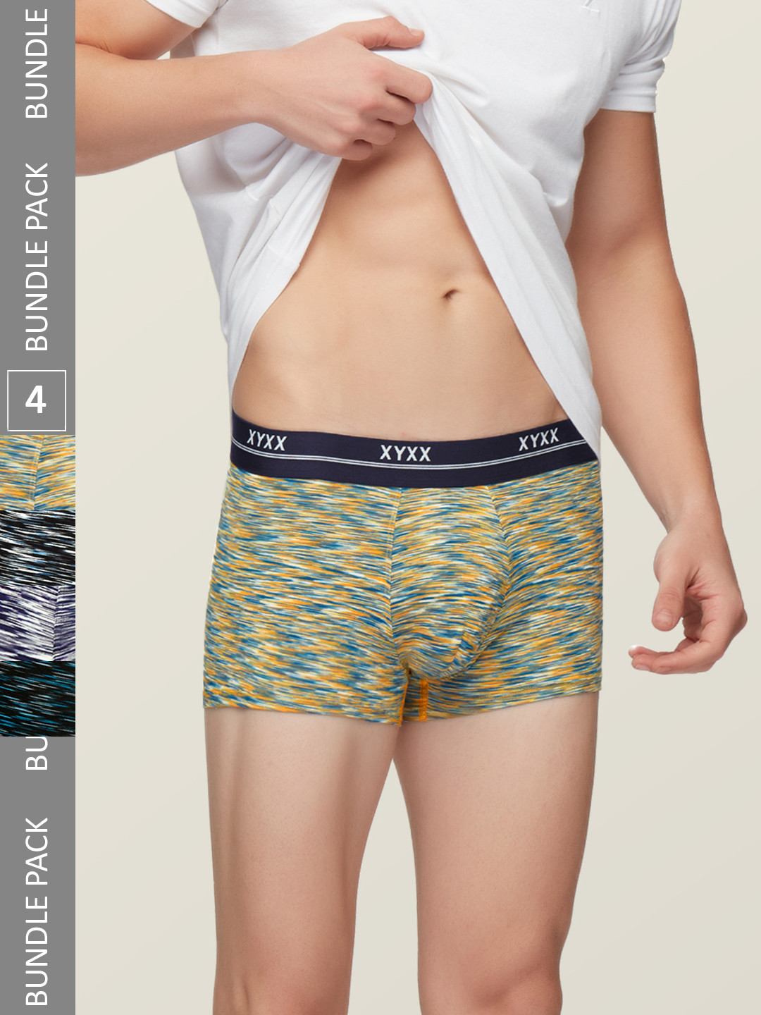 Buy XYXX Set Of 4 Printed Briefs Trunk for Men 23439762 Myntra