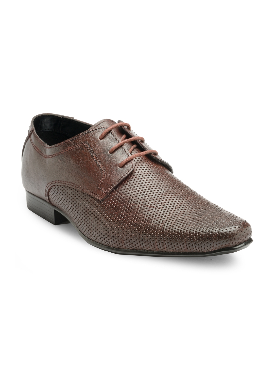 franco leone tan derby shoes