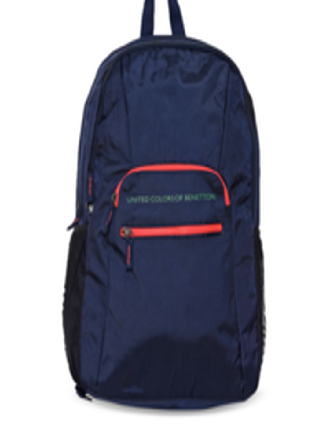Buy United Colors Of Benetton Unisex Blue Solid Backpack - Backpacks ...