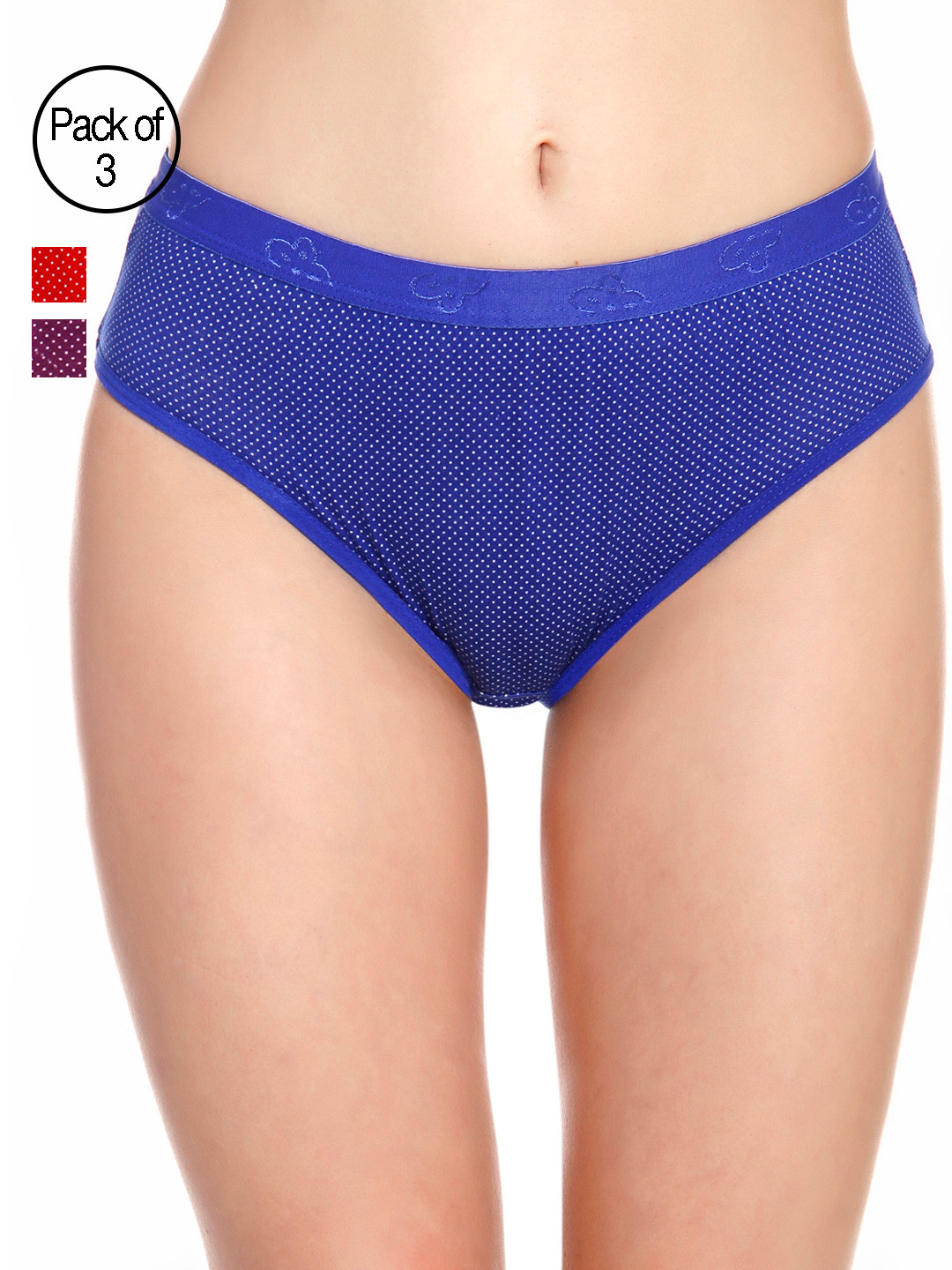 Buy Innocence Pack Of 3 Printed Shapewear Briefs Briefs for Women