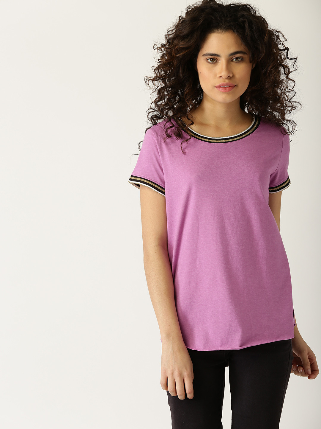 lavender t shirts for women
