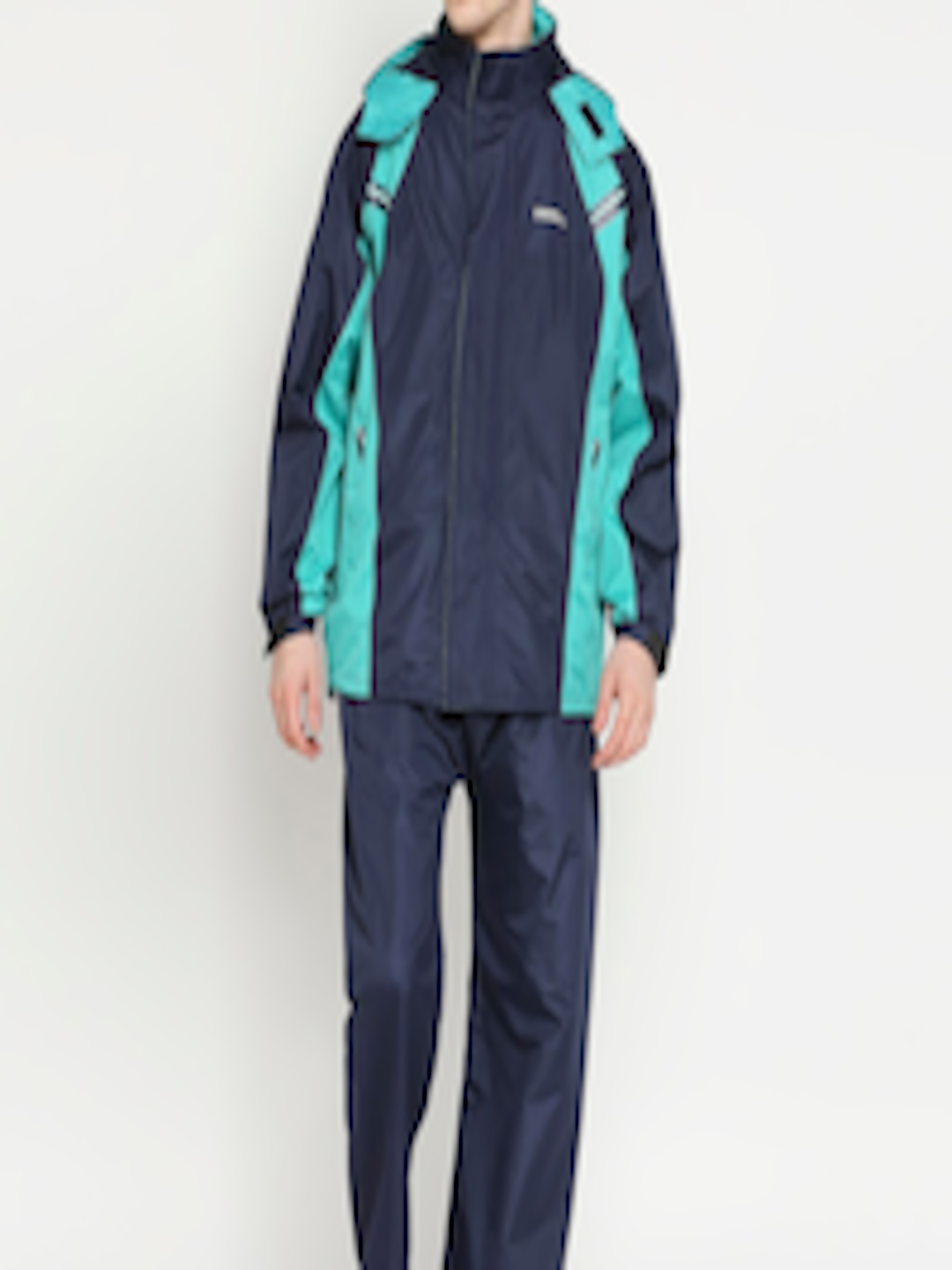 Buy Zeel Colourblocked Rain Hood Jacket - Rain Jacket for Men 23478792 ...