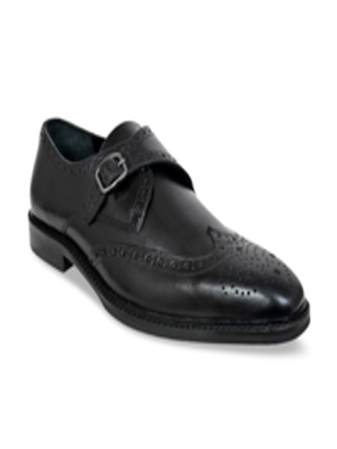 Buy HX London Men Brogues Single Straps Formal Monk Shoes - Formal ...