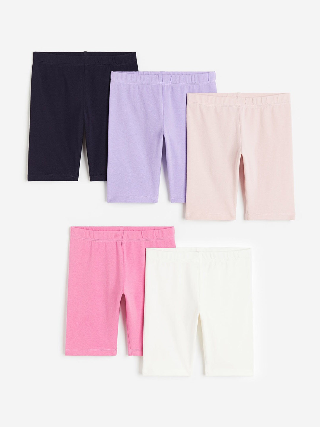Buy H&M Girls 5 Pack Cotton Cycling Shorts Shorts for Girls 23495112