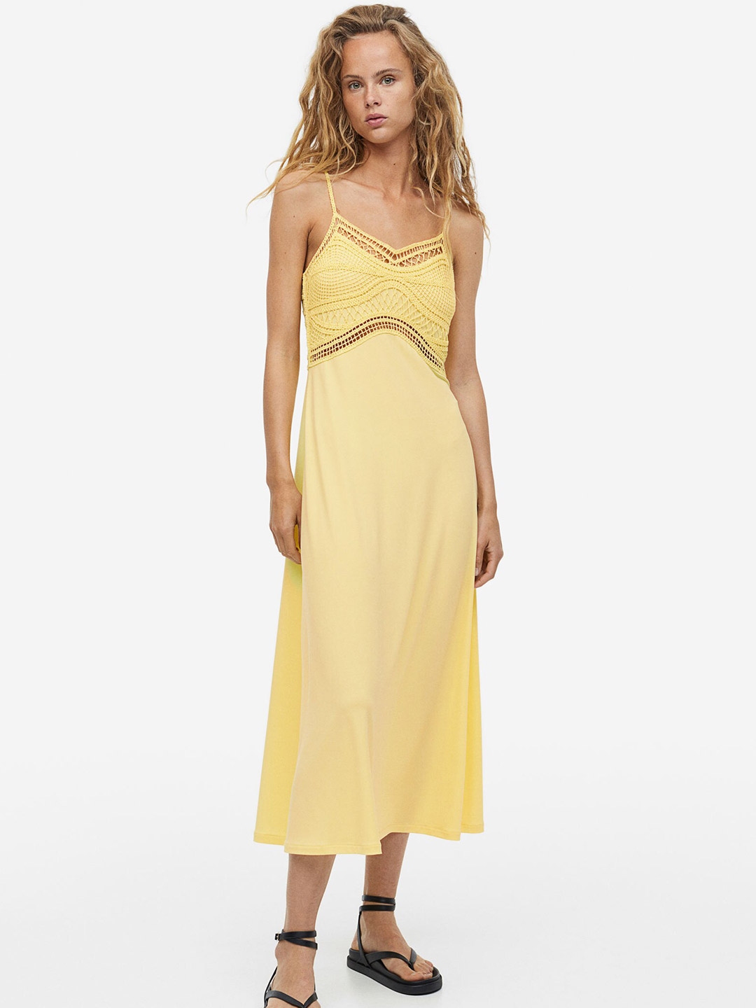 Buy H&M Crochet Look Dress Dresses for Women 23495222 Myntra