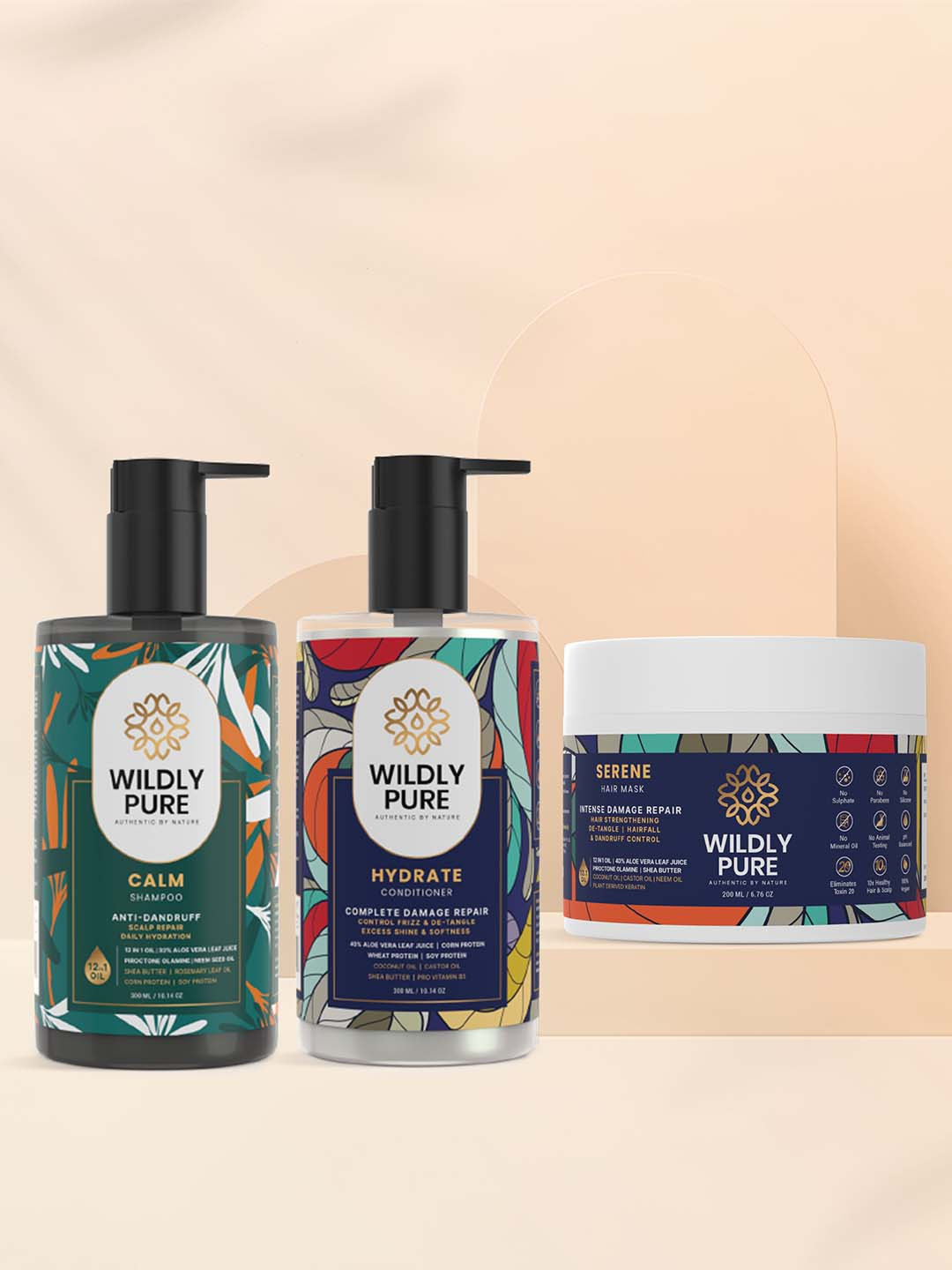 Buy Wildly Pure Anti Dandruff Hair Care Kit Hair Care Gift Set for