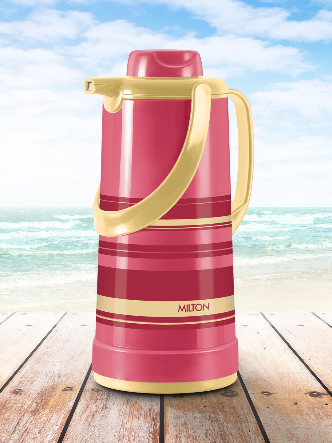 Buy Milton Brew 3200 Pink Insulated Flask Inner Glass 2.83L Water Bottle for Unisex 23502026