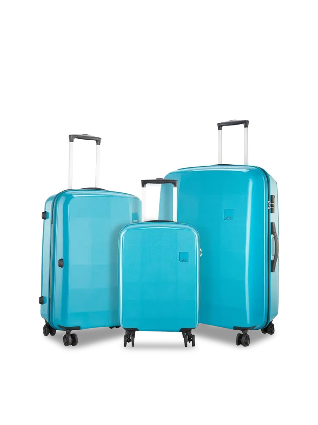 Buy VIP Cosmo Set Of 3 Hard Sided Trolley Suitcases Trolley Bag for