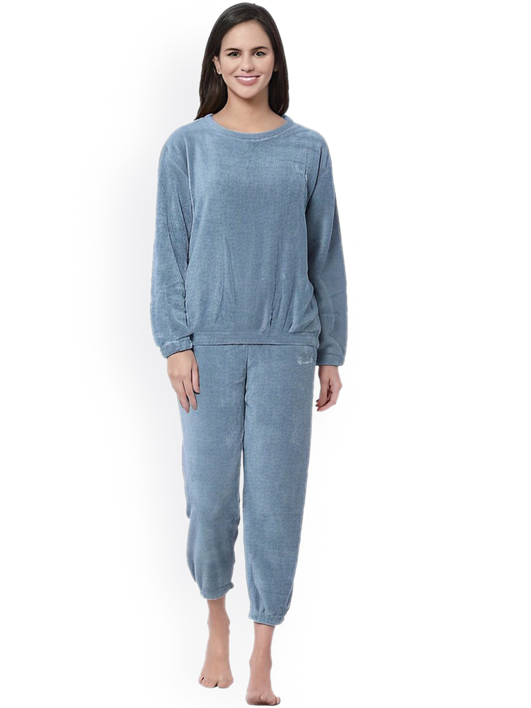 Buy Lugo Velvet Night Suit Night Suits for Women 23510486 Myntra