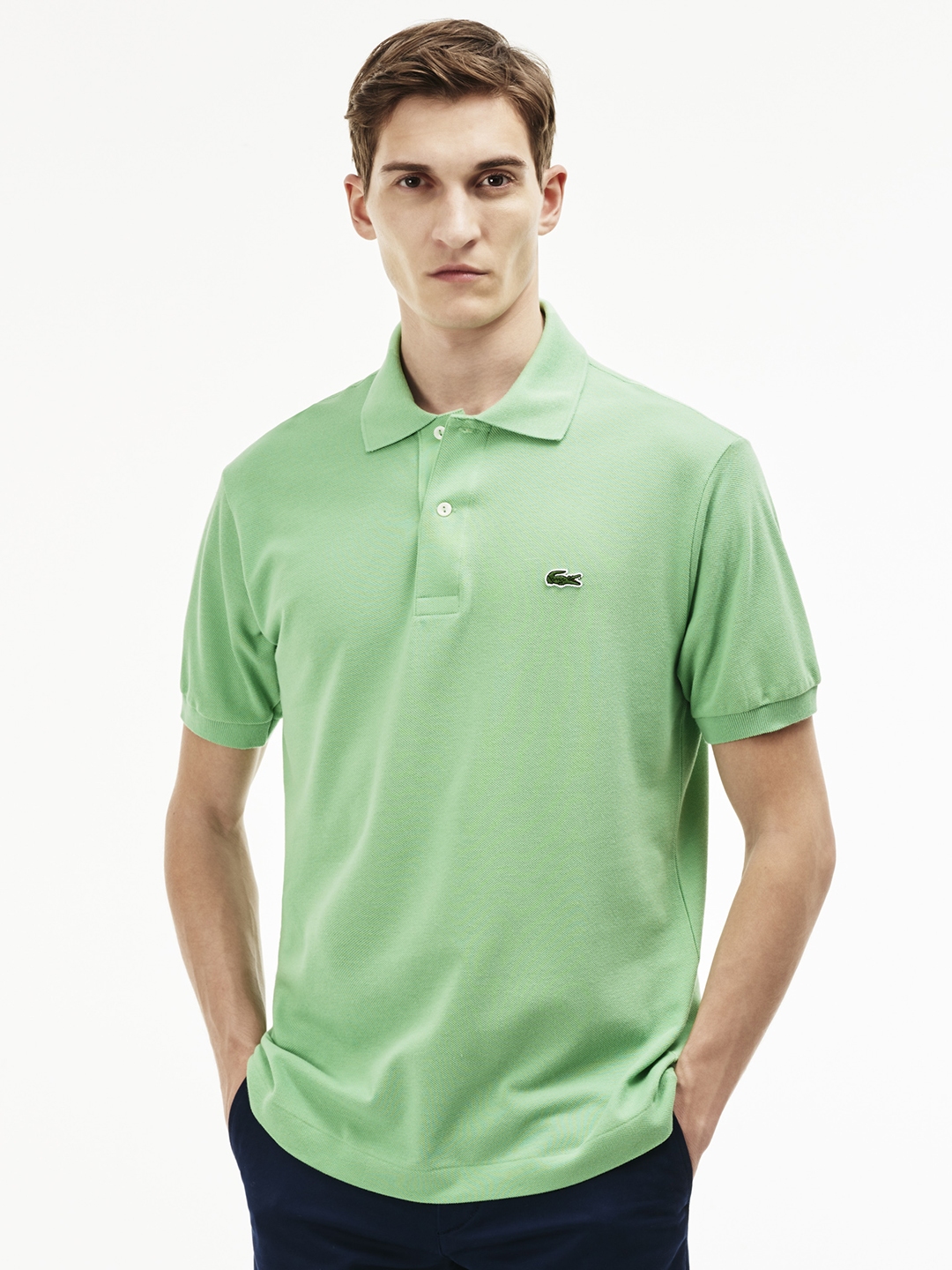 lacoste polo verde
