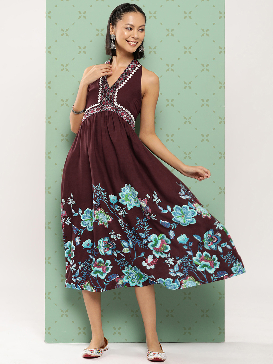 SANGRIA MIDI DRESS main image 1