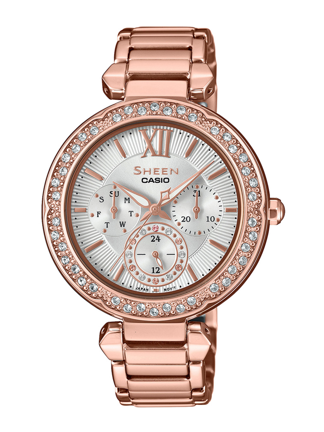 Buy CASIO Sheen Women Silver Multi Dial Watch SHE 3061PG 7AUDR SX211