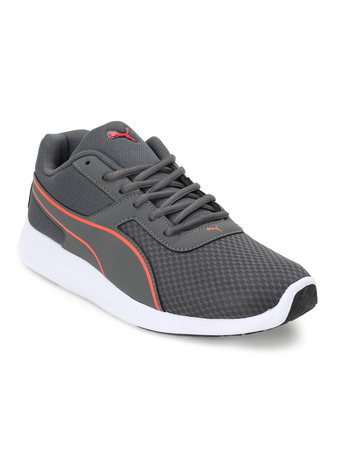 grey puma platform sneakers