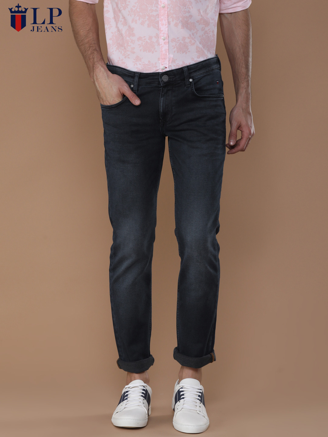Buy Louis Philippe Jeans Men Blue Slim Fit Low Rise Clean Look