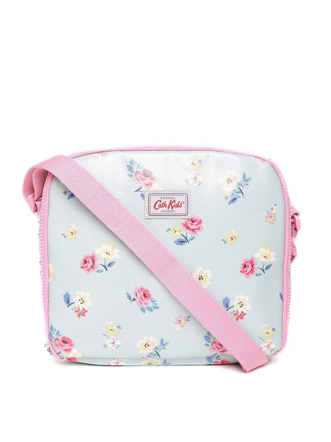 Buy Cath Kidston Girls Blue & Pink Floral Printed Lunch Bag Handbags