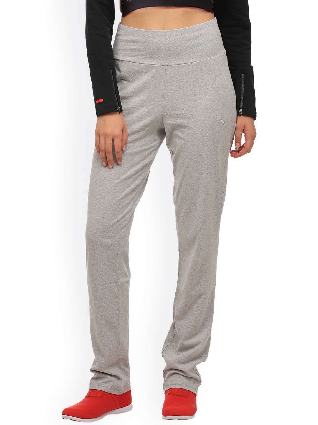 puma track pants grey