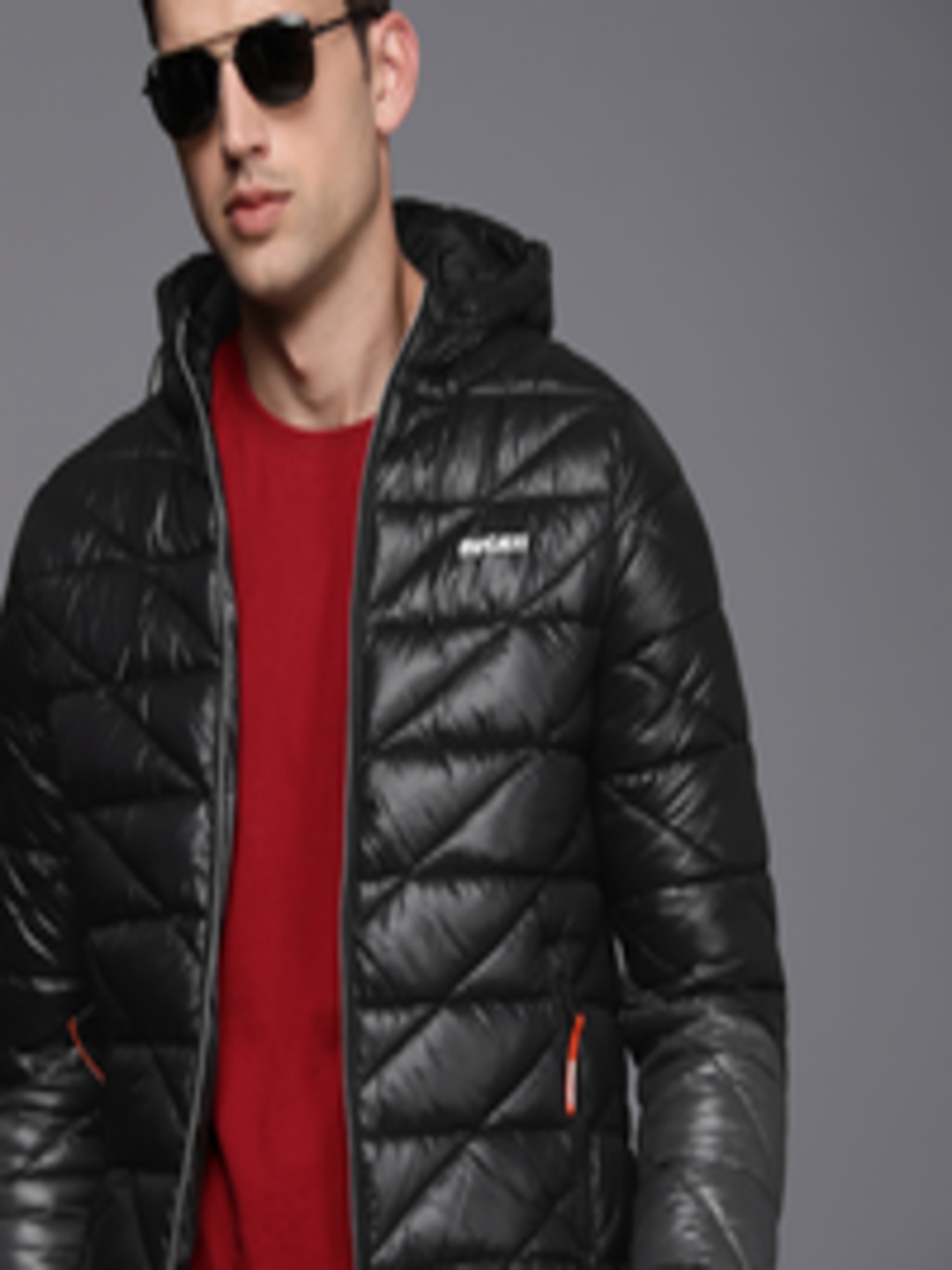 Buy Ducati Solid Long Sleeves Hooded Puffer Jacket - Jackets for Men ...