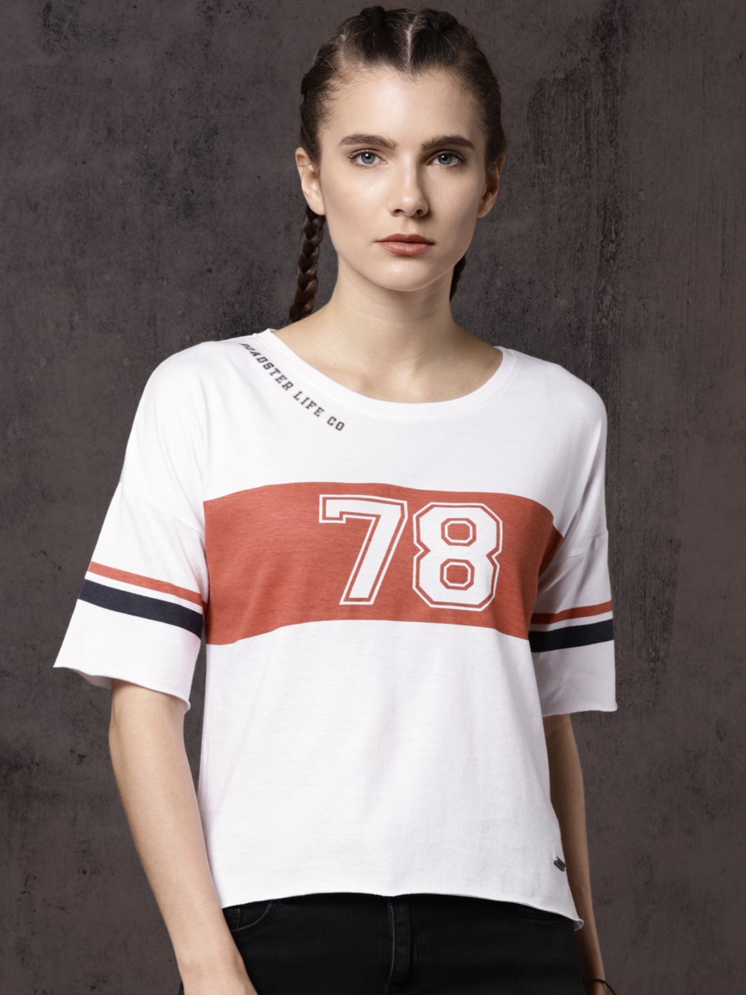 myntra plain t shirt