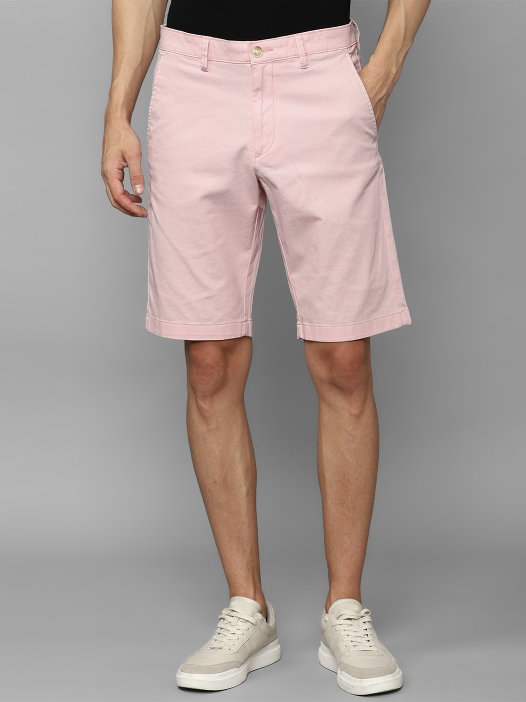 Buy Allen Solly Men Slim Fit Mid Rise Chino Shorts - Shorts for Men ...