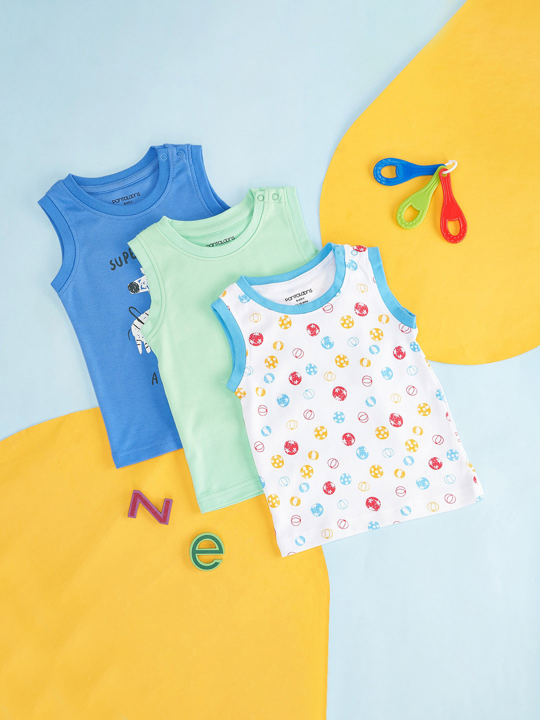 Buy Pantaloons Baby Boys Pack Of 3 Printed Cotton T Shirt Tshirts for