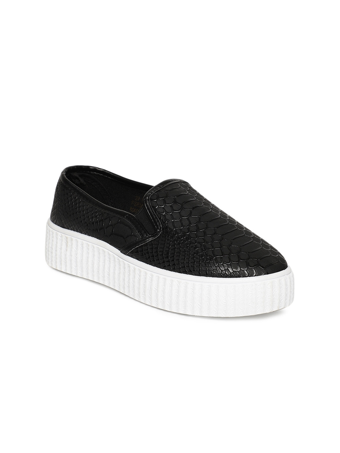 Buy Lavie Women Black Flatforms - Casual Shoes for Women 2360378 | Myntra