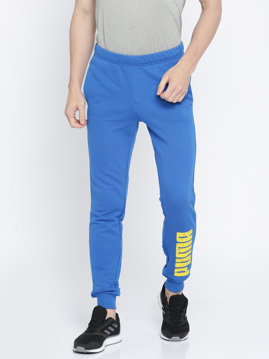 mens blue puma joggers
