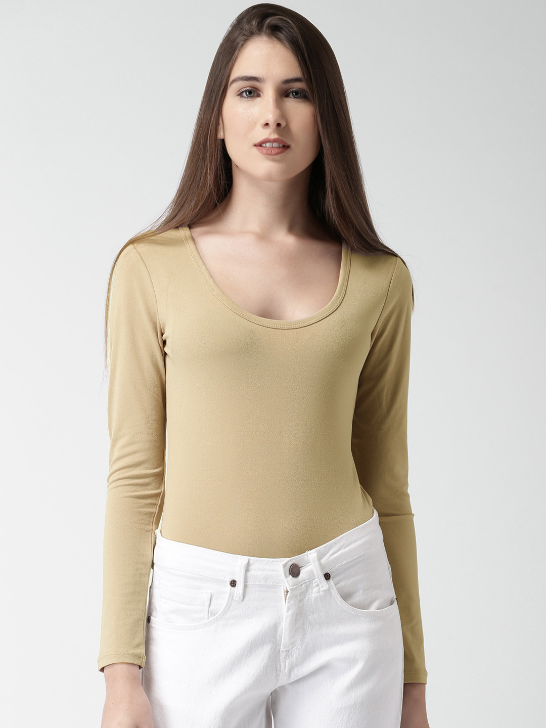 Buy FOREVER 21 Beige Bodysuit Bodysuit for Women 2362816 Myntra