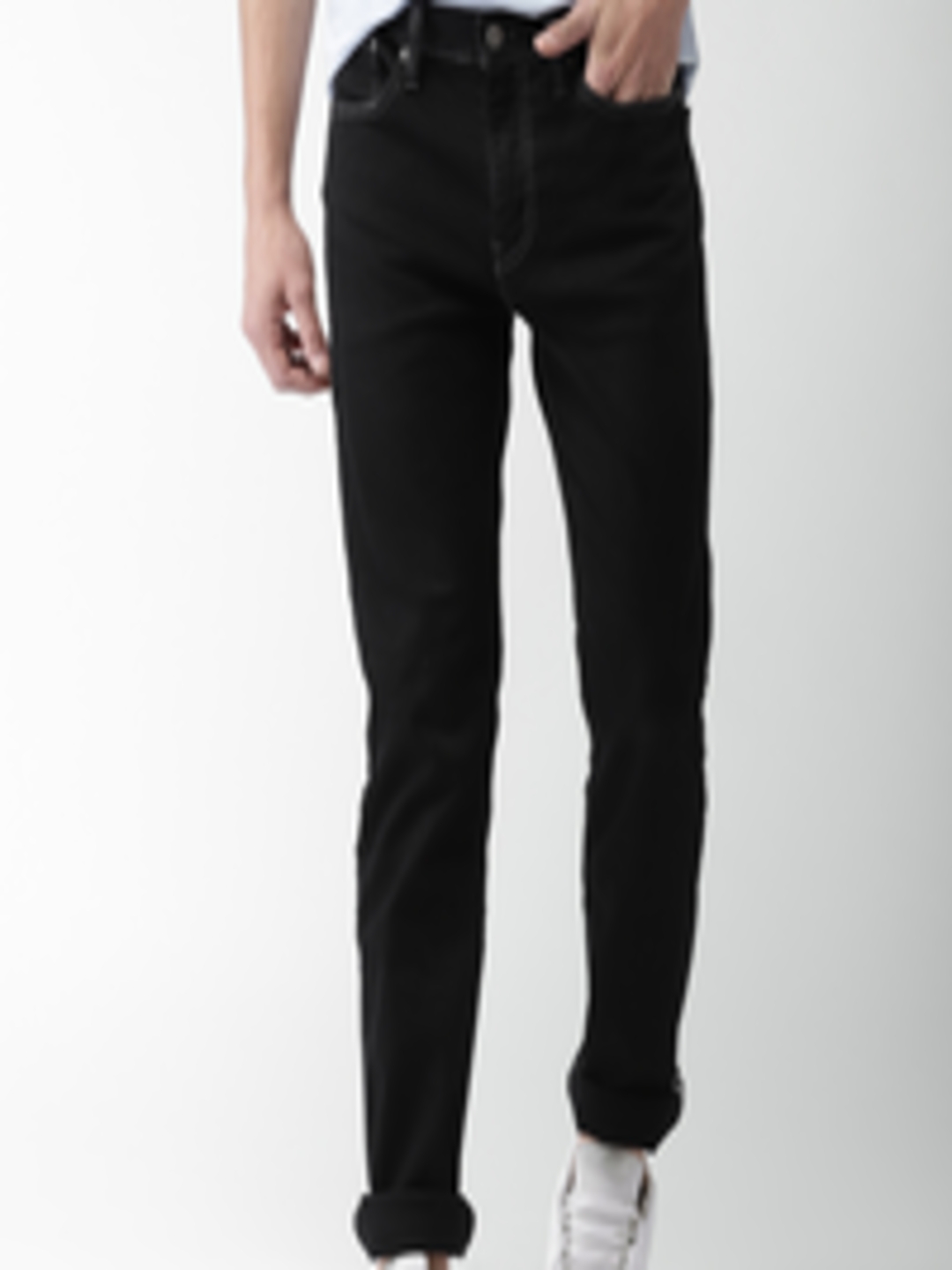 Buy Levis Men Black Slim Fit Low Rise Clean Look Stretchable Jeans 511 ...