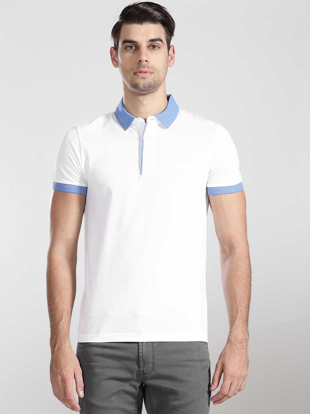myntra mens collar t shirt