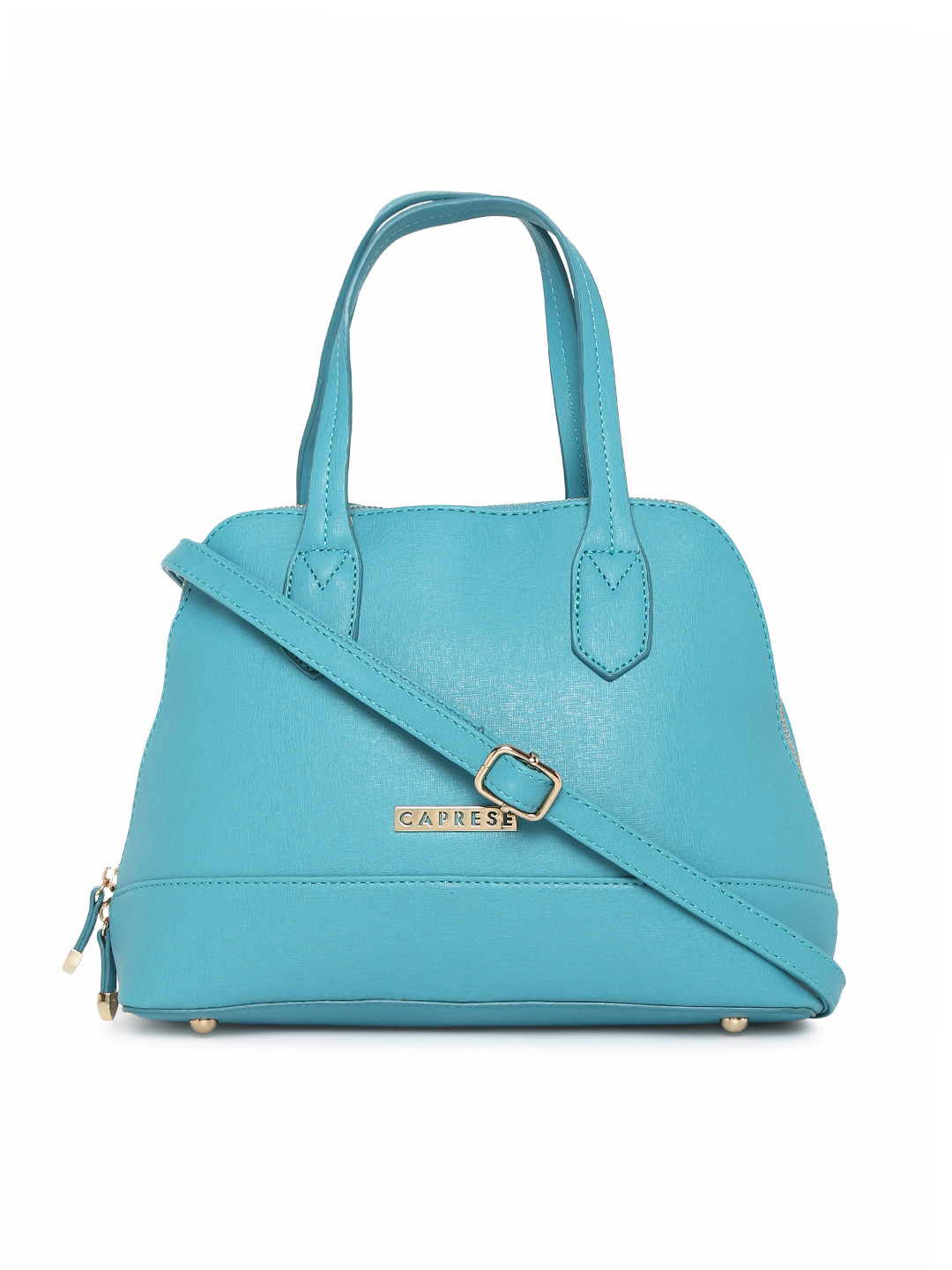 Buy Caprese Blue Solid Handheld Bag Handbags for Women 2364929 Myntra