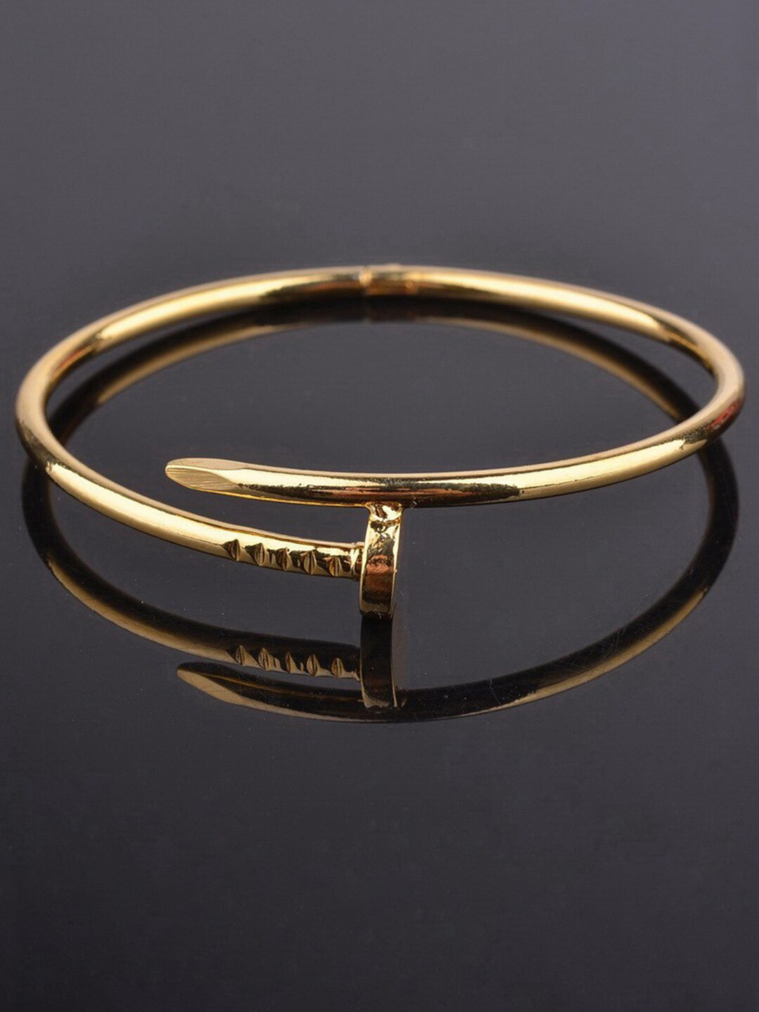 Buy Designs & You Women Gold Plated Nail Cuff Bracelet Bracelet for Women 23656416 Myntra