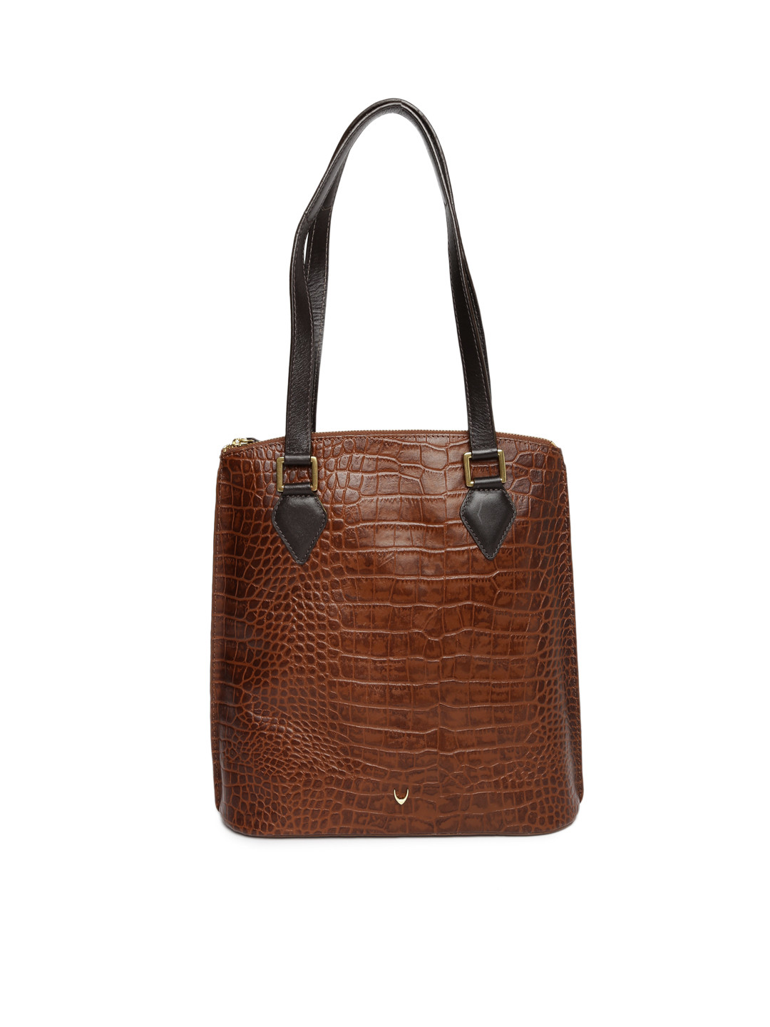 Buy Hidesign Brown Textured Leather Shoulder Bag Handbags for Women