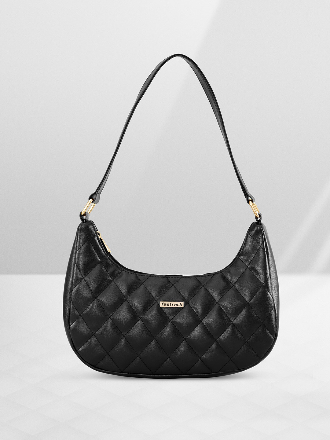 Buy Fastrack Structured Shoulder Bag With Quilted Handbags for Women