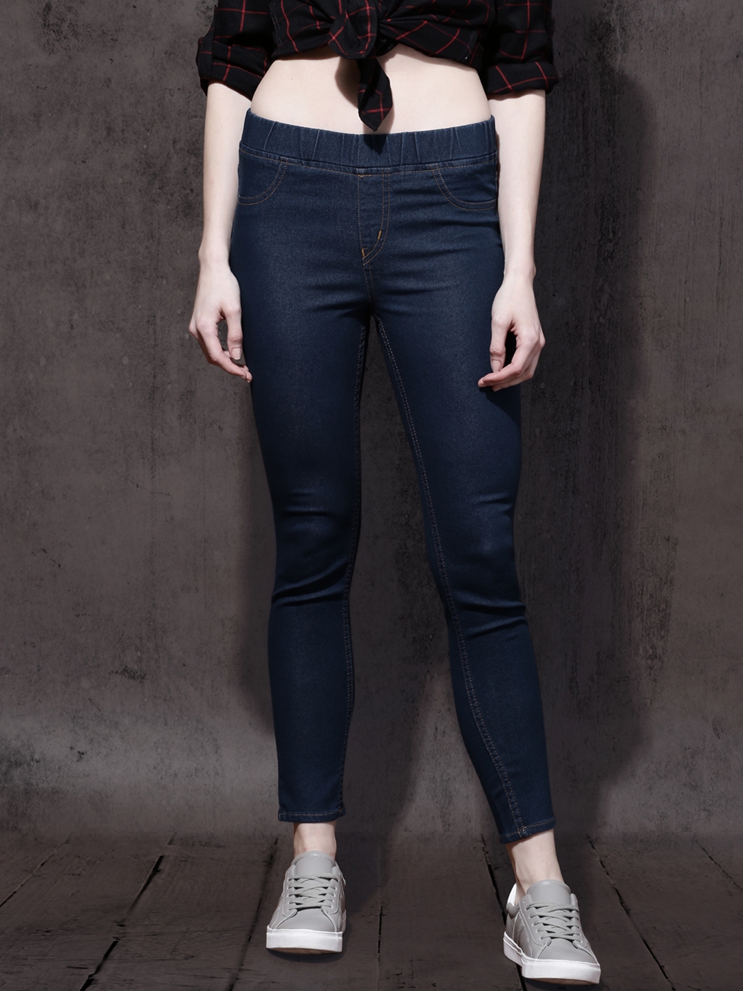 women's jeans jeggings on myntra