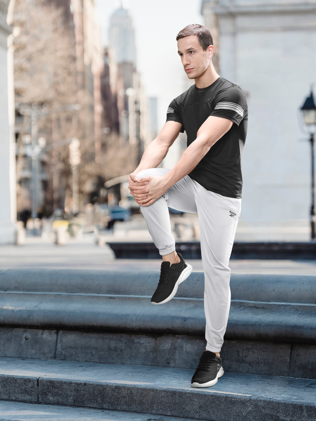 Endurance Mens Track Pants - Black