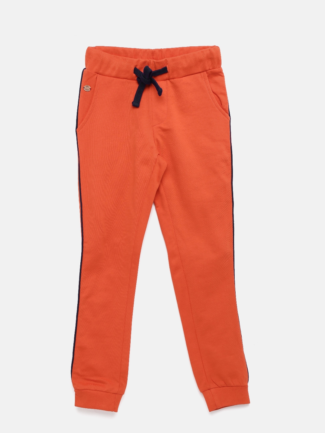 Buy U.S. Polo Assn. Kids Boys Orange Jogger Track Pants - Track Pants ...