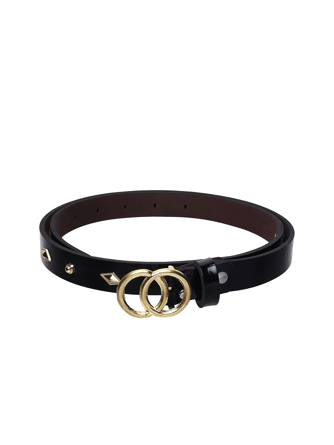 Buy Mast & Harbour Women Black Slim Belt Belts for Women 23725202
