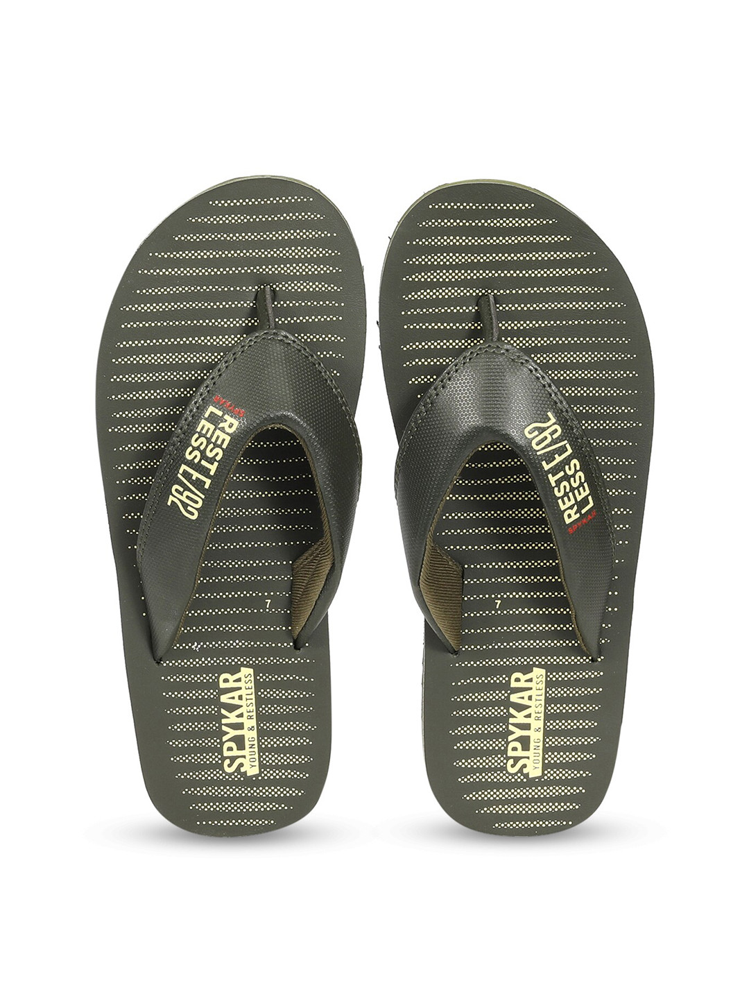 Buy SPYKAR Men Printed Thong Flip Flops - Flip Flops for Men 23726072