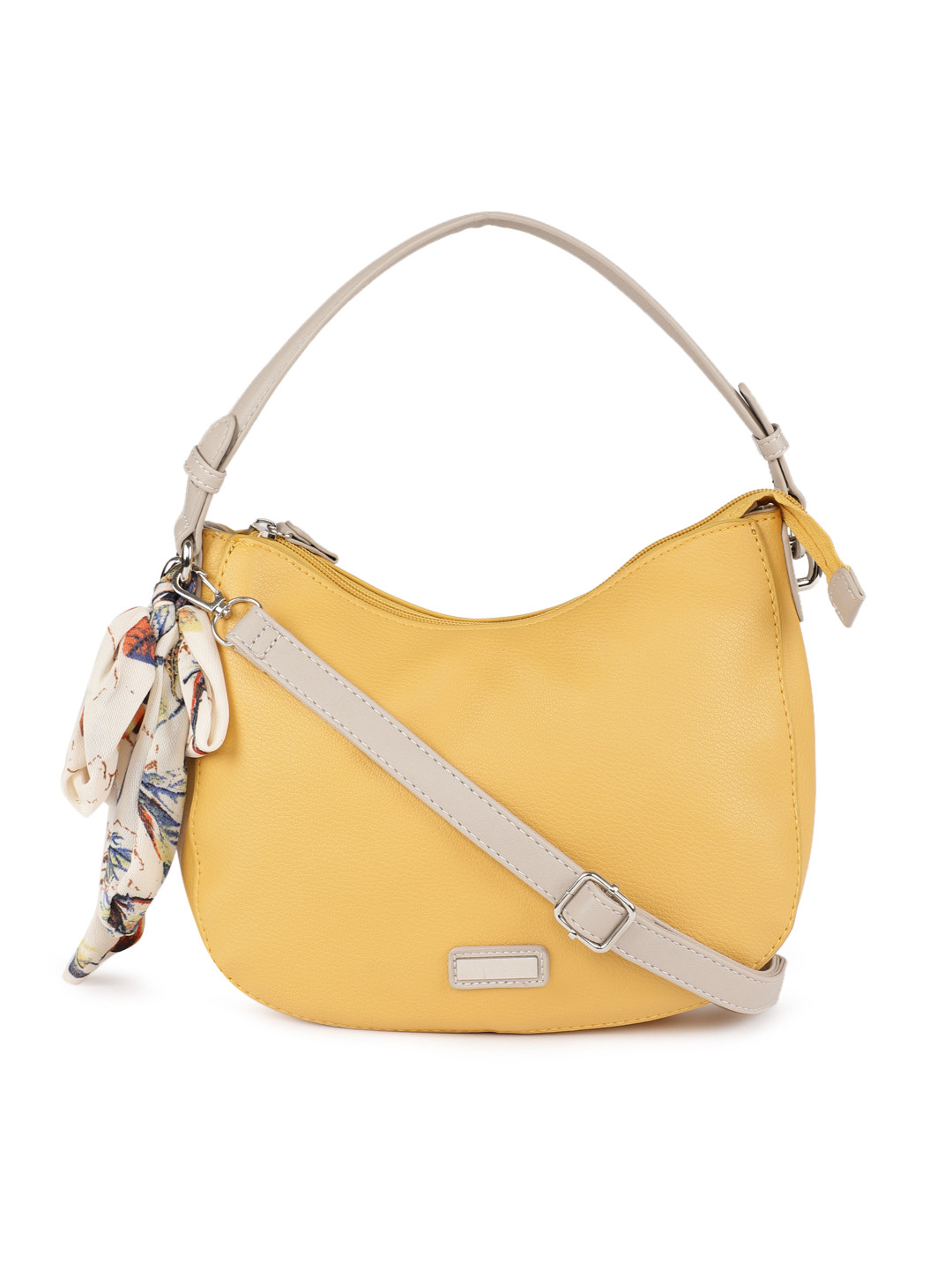 Buy DressBerry Yellow Solid Hobo Bag Handbags for Women 2372727 Myntra