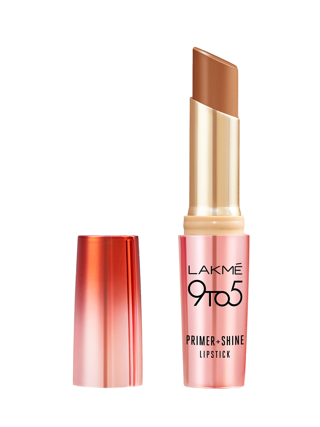 Buy Lakme 9 To 5 Primer+Shine Lipstick For Instant Shine 3.6 G Caramel
