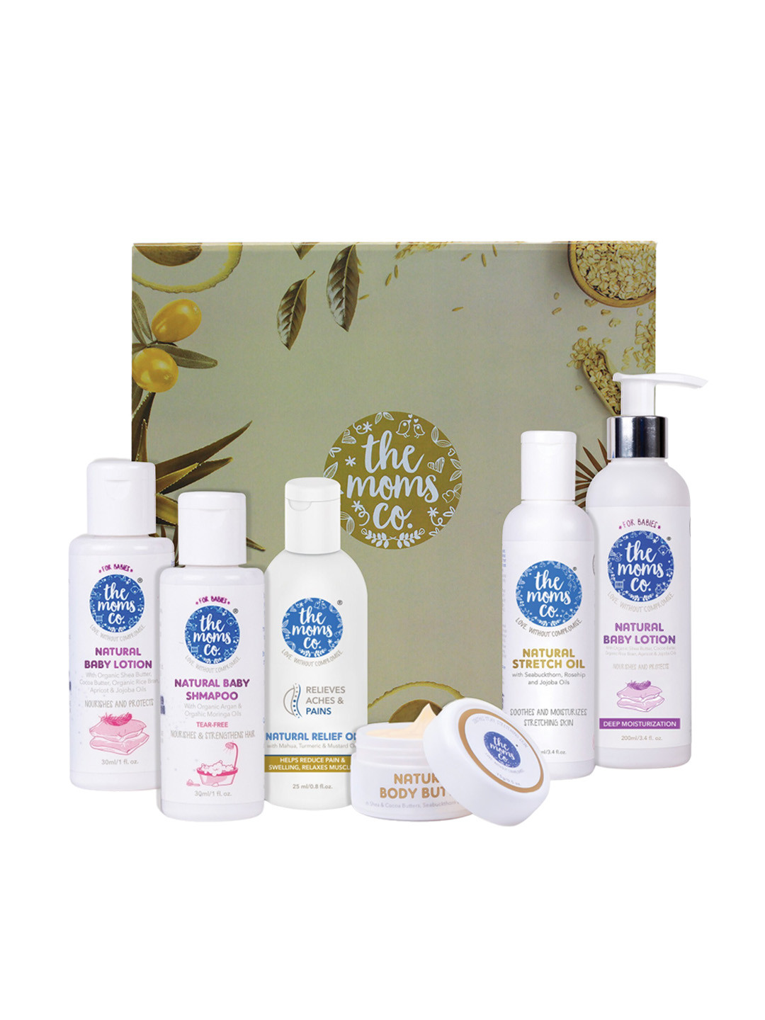 Buy The Moms Co. Set Of 6 Starter Kit For Complete Skincare Baby Care