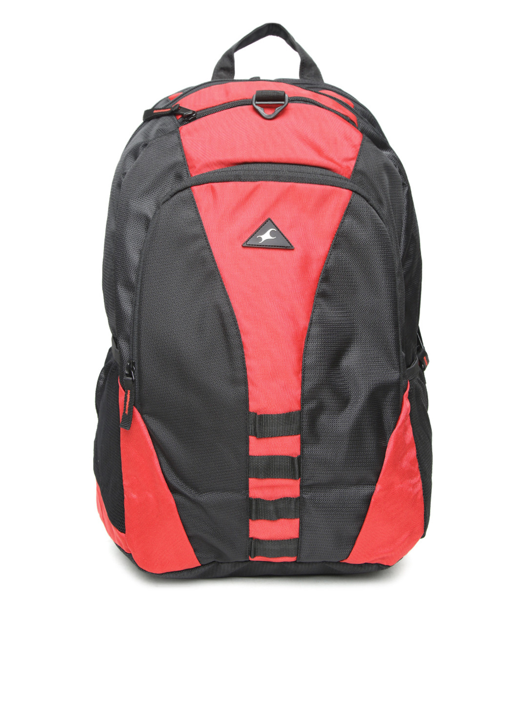 Buy Fastrack Men Black & Red Colourblocked Laptop Backpack Backpacks