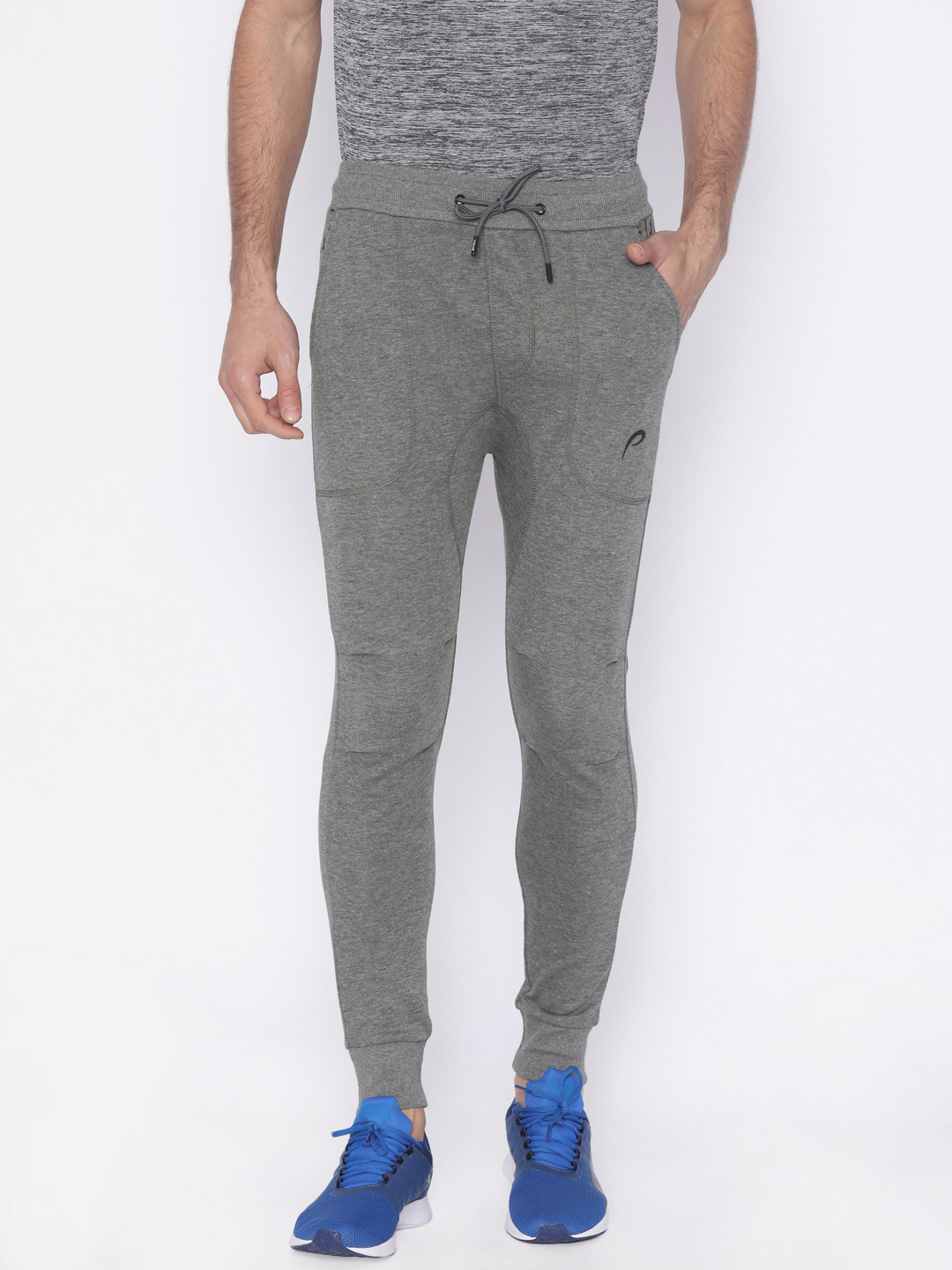 Buy Proline Active Men Grey Melange Yoga Pants Track Pants for Men