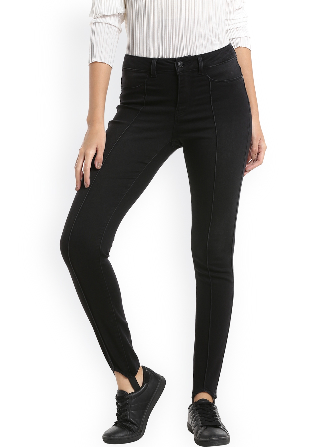 vero moda black jeggings