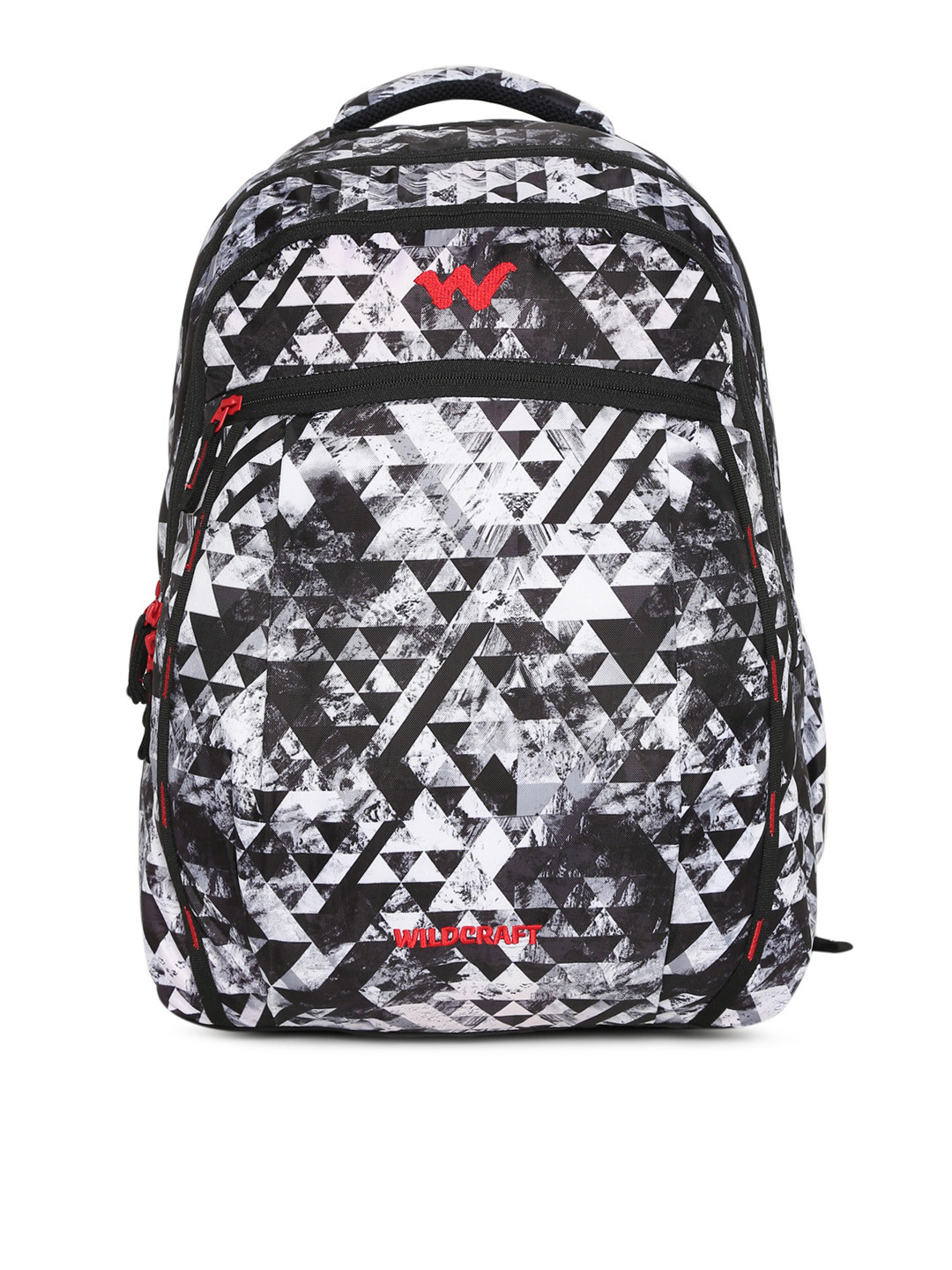 Buy Wildcraft 8 Geo Camo Unisex Black & White Graphic Backpack